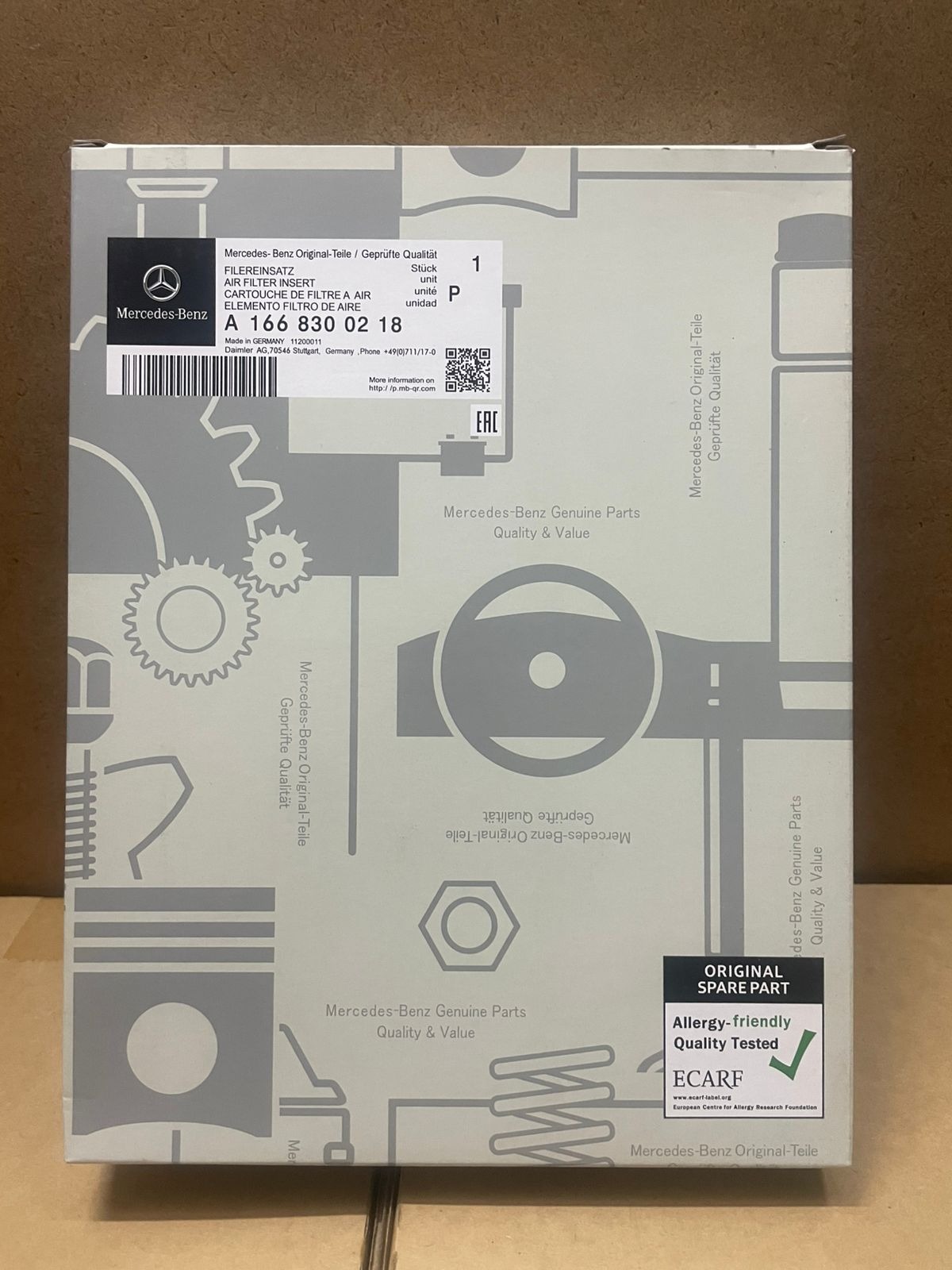 Mercedes-Benz Air FIlter  SKU: A 166-630-830-02-18 - Mercedes Benz SKU:A 166-630-830-02-18 | Greyant Spareparts Kenya